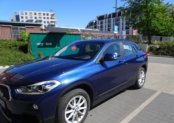 BMW X2 cena 93550 przebieg: 52000, rok produkcji 2018 z Wrocław małe 742
